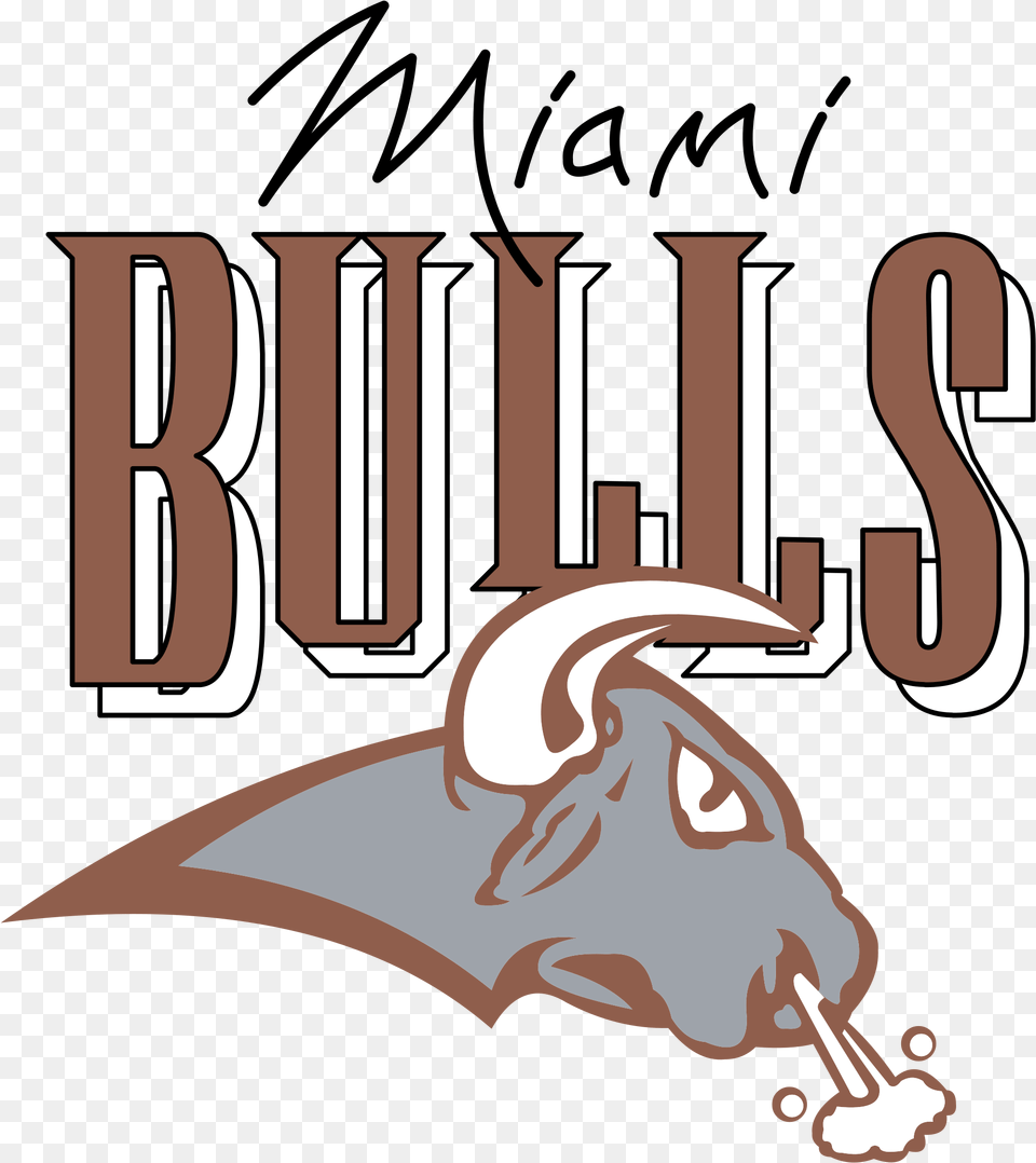 Miami Bulls Logo Transparent, Animal, Fish, Manta Ray, Sea Life Free Png