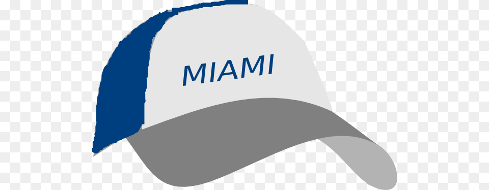 Miami Cap Clip Art, Baseball Cap, Clothing, Hat, Person Png Image