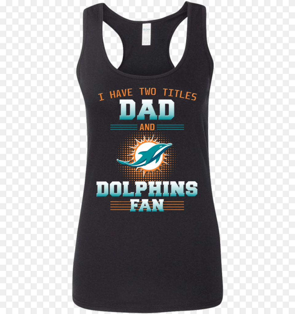 Miami Dolphins, Clothing, Tank Top Png