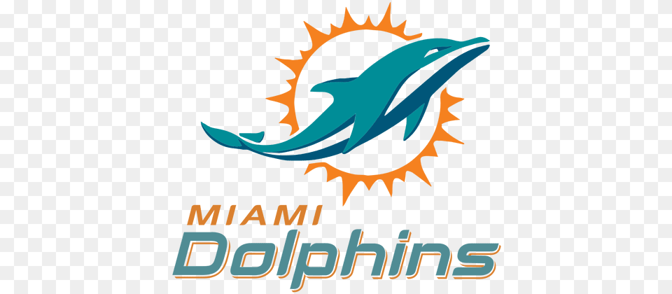 Miami Dolphins American Football Transparent U0026 Svg Miami Dolphins Logo, Animal, Dolphin, Mammal, Sea Life Png