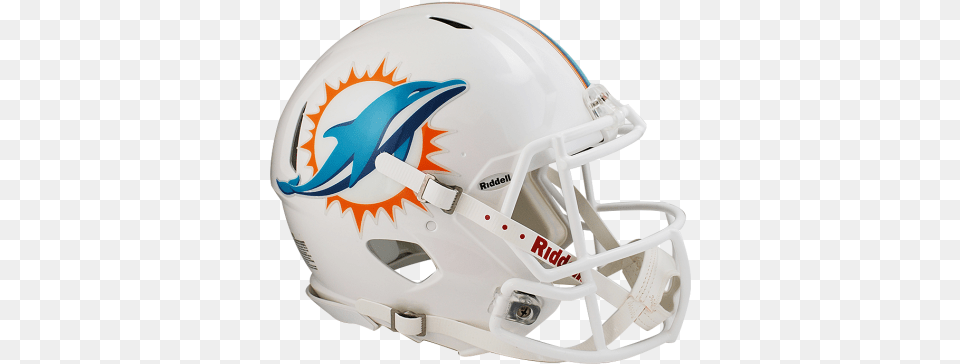 Miami Dolphins Authentic Speed Helmet New Miami Dolphins Logo, American Football, Football, Football Helmet, Sport Free Png