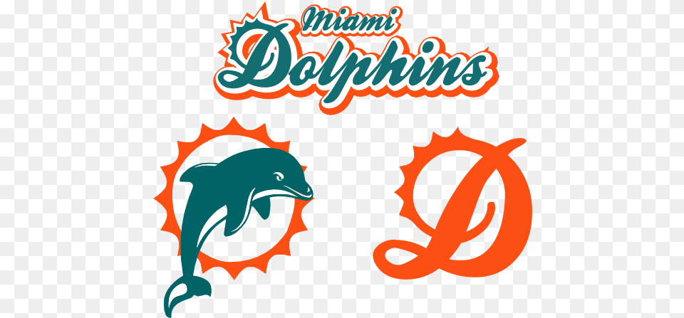 Miami Dolphins Concept Miami Dolphins D Logo, Animal, Dolphin, Mammal, Sea Life Png