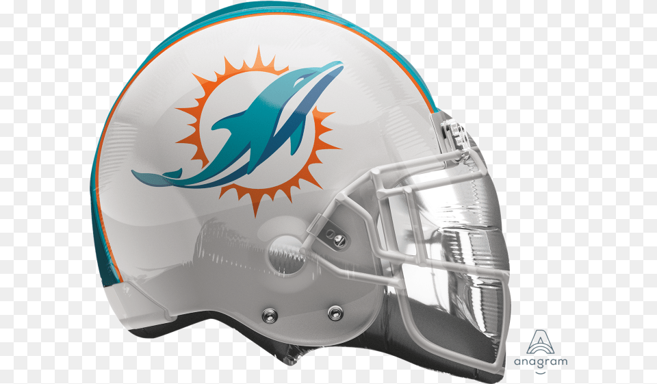 Miami Dolphins Football Helmet, American Football, Football Helmet, Person, Playing American Football Free Png Download