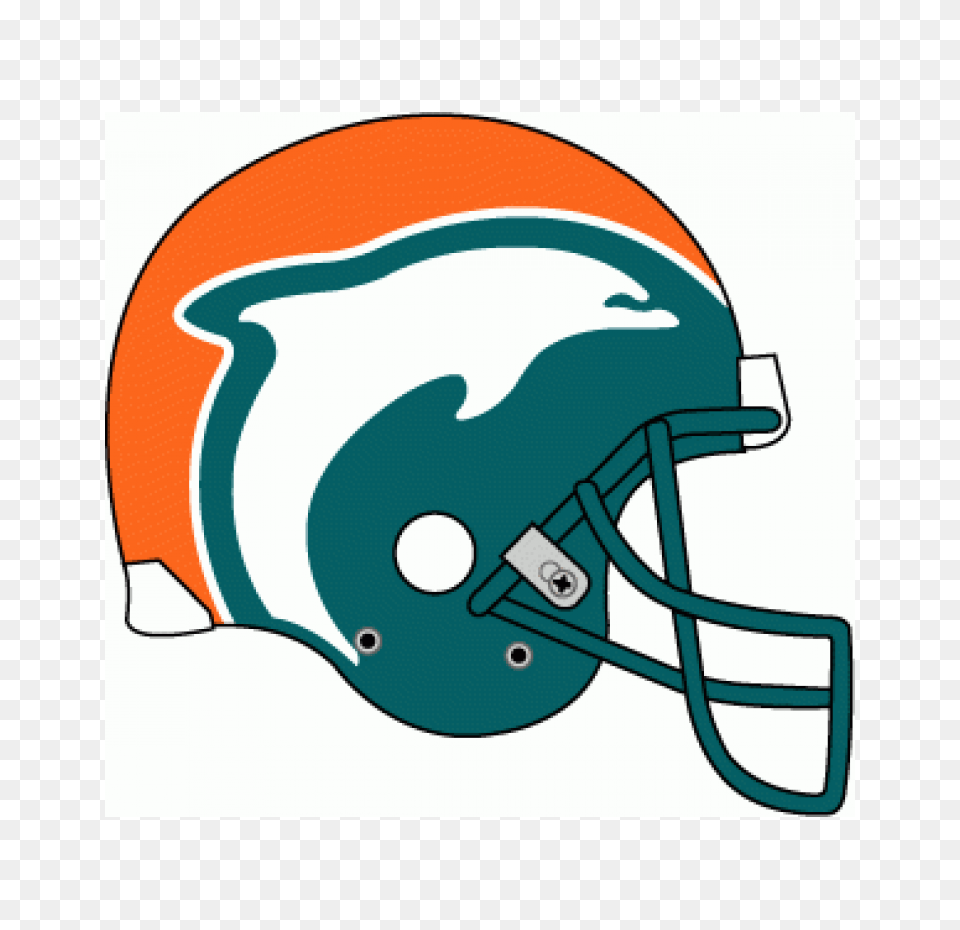 Miami Dolphins Iron On Transfers For Jerseys, Helmet, American Football, Playing American Football, Person Free Png Download