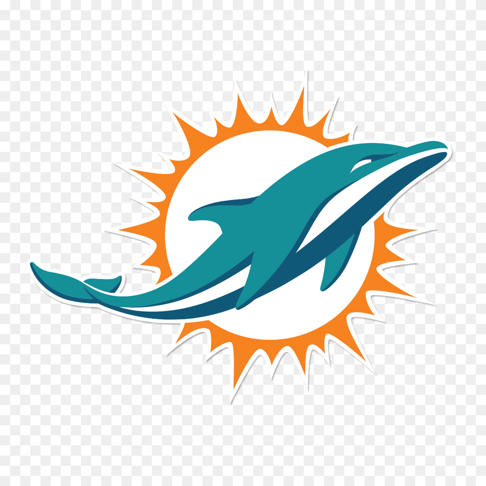 Miami Dolphins Logo, Animal, Dolphin, Mammal, Sea Life Png Image