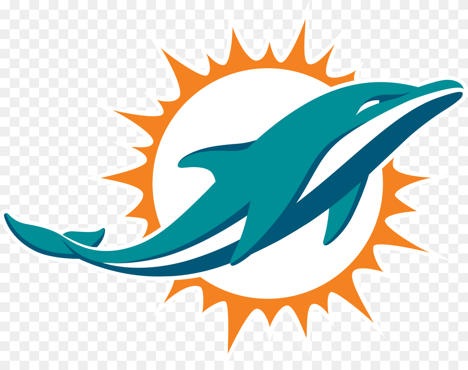 Miami Dolphins Logo Clipart, Animal, Dolphin, Mammal, Sea Life Free Transparent Png