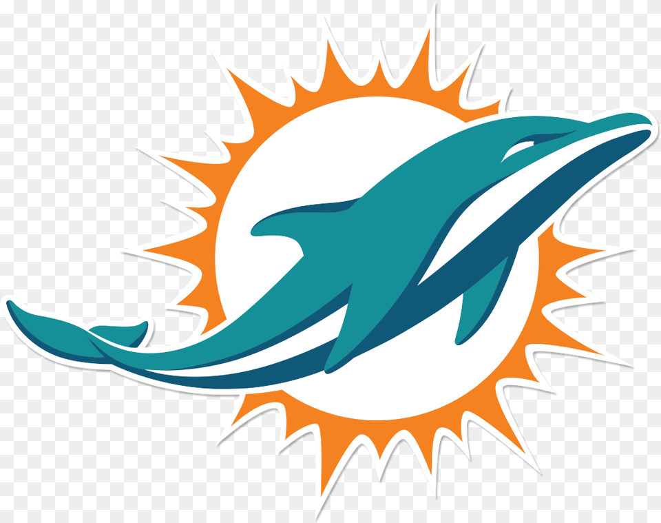 Miami Dolphins Logo Vector, Animal, Dolphin, Mammal, Sea Life Png