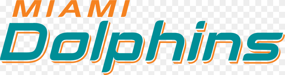 Miami Dolphins Name Logo, Text Png Image