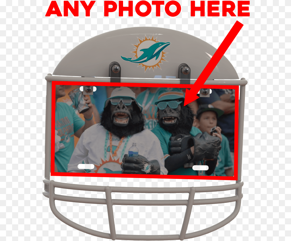 Miami Dolphins Official Nfl 3 Inch Round Decal By Wincraft, Helmet, Sport, Man, Male Free Transparent Png