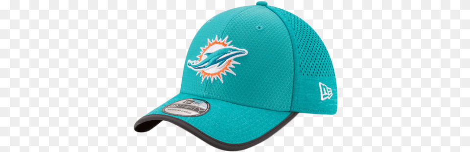 Miami Dolphins Official Training 39thirty Hat New Era Miami Dolphins Aqua 2017 Sideline Official, Baseball Cap, Cap, Clothing Free Png