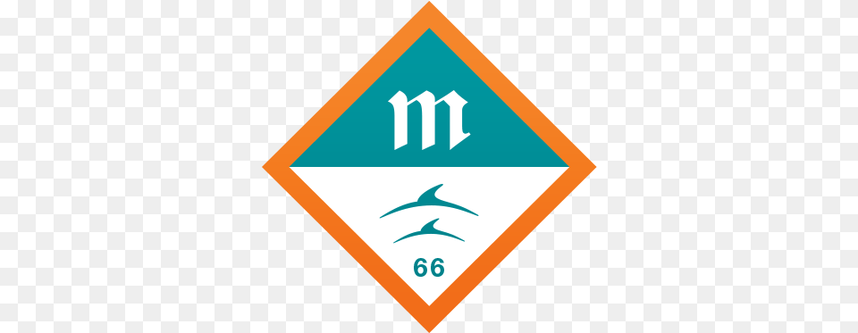 Miami Dolphins Soccer Logo, Sign, Symbol, Road Sign, Animal Png