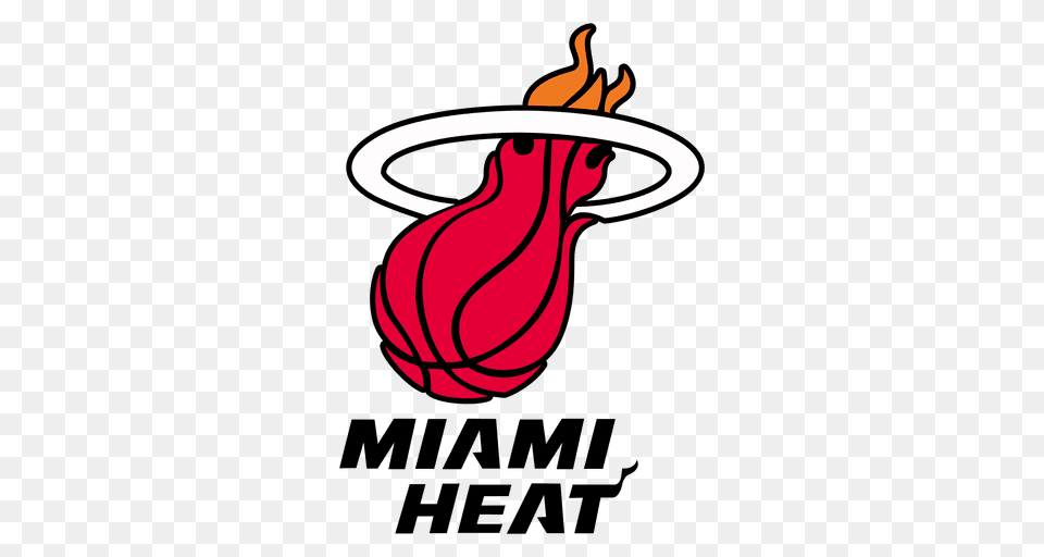 Miami Heat Logo, Light, Smoke Pipe Free Transparent Png
