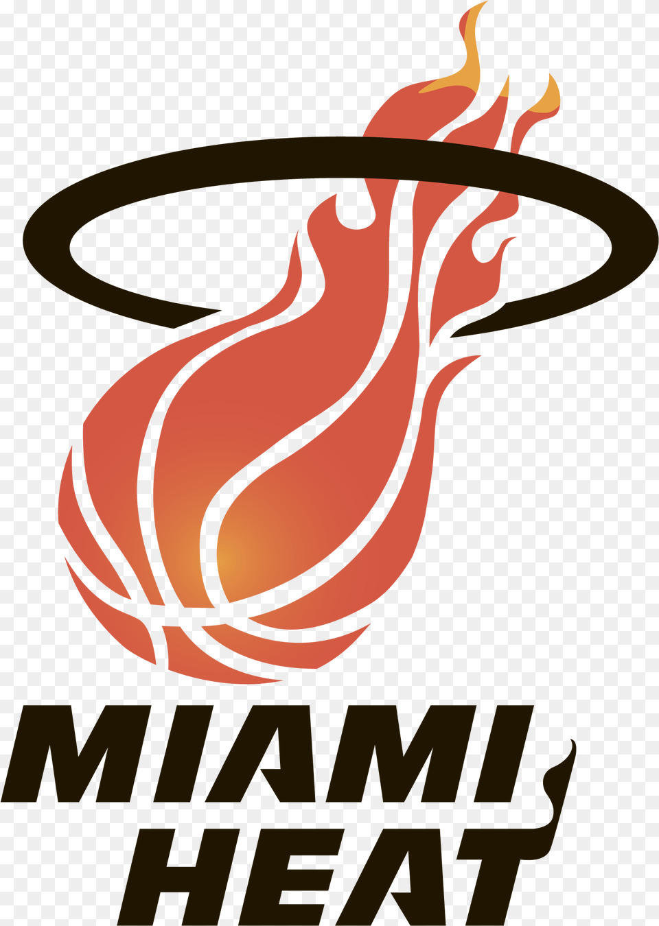 Miami Heat Logo Old, Light, Fire, Flame, Torch Free Transparent Png