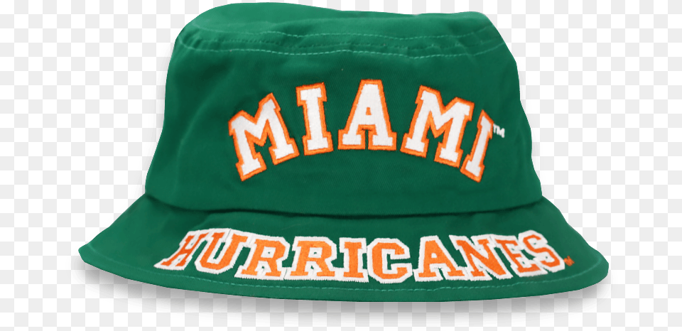 Miami Hurricanes Dyme Lyfe Green Bucket Hat Cap, Baseball Cap, Clothing, Sun Hat Png