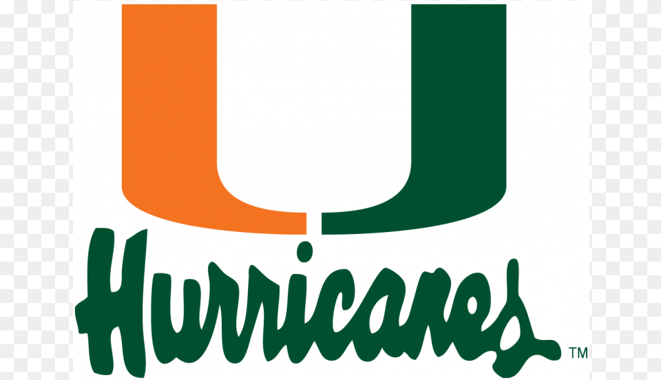 Miami Hurricanes Iron Ons Miami Hurricanes Logo, Text Free Transparent Png