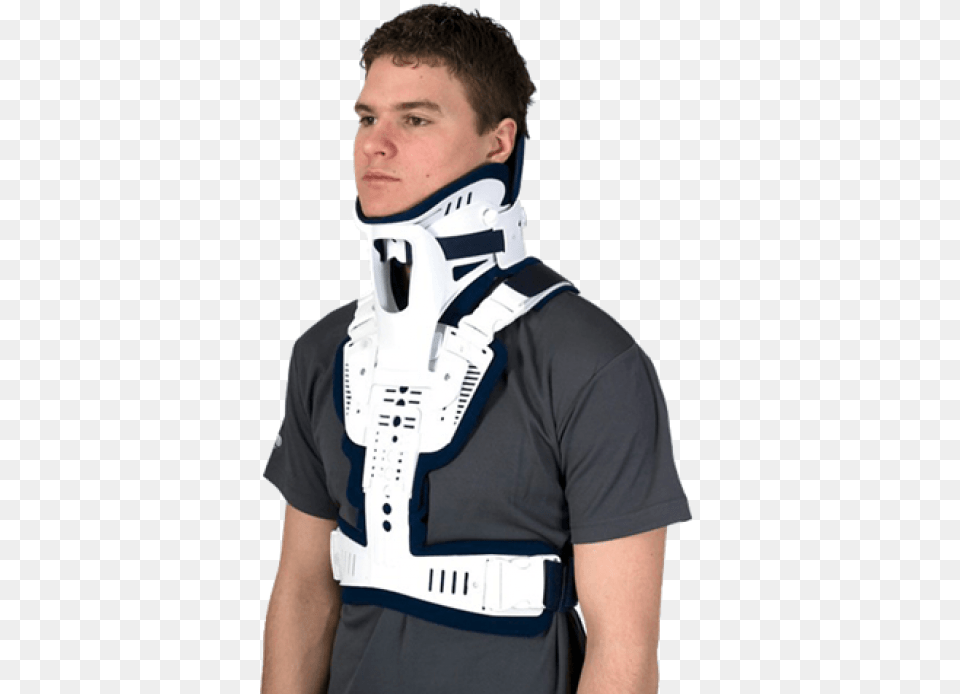 Miami J Collar, Brace, Person, Adult, Male Free Png Download