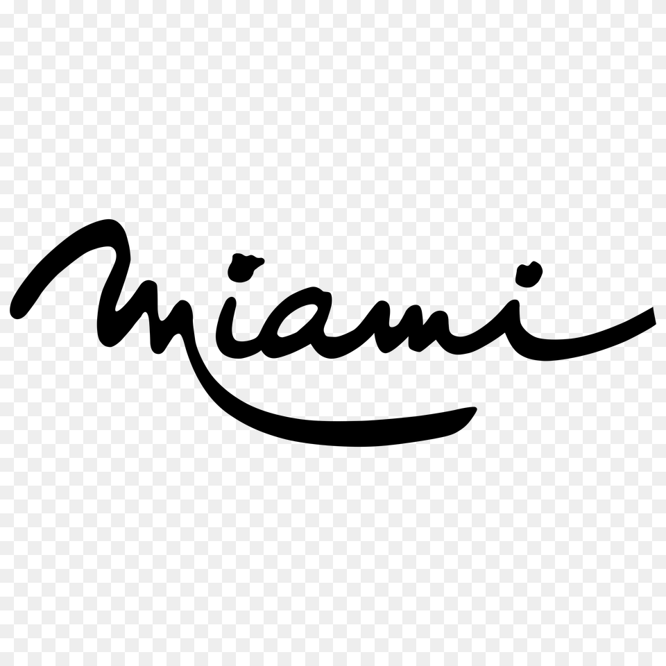 Miami Logo Transparent Vector, Gray Free Png Download