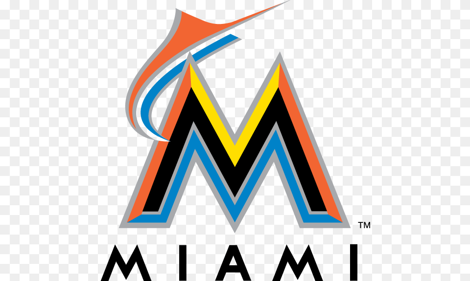 Miami Marlins, Logo, Person, Emblem, Symbol Png