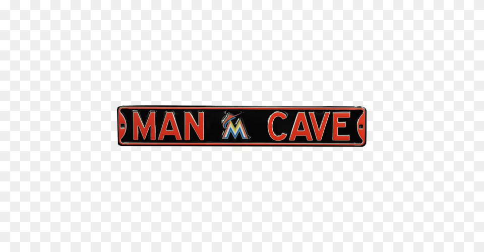 Miami Marlins Man Cave Authentic Street Sign, Emblem, Symbol Free Transparent Png