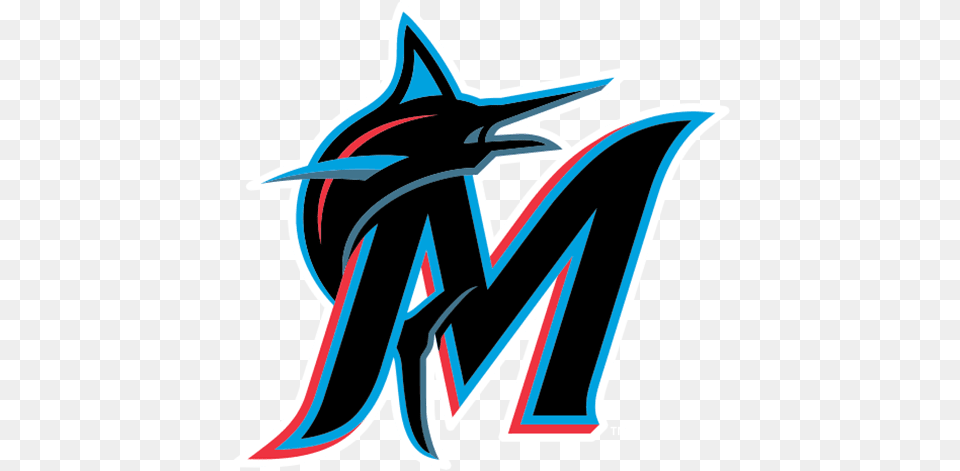 Miami Marlins News Scores Standings Miami Marlins Logo, Animal, Fish, Sea Life, Shark Free Transparent Png