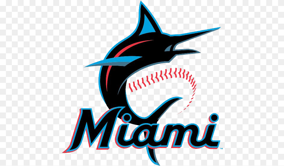 Miami Marlins Photos Marlins Logo, People, Person, Animal, Sea Life Free Transparent Png