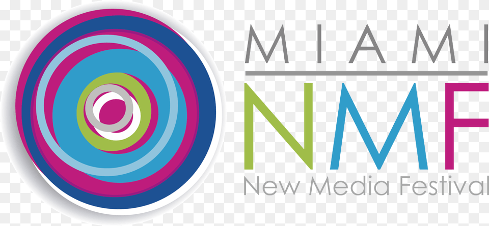Miami New Media Festival Miami, Logo, Disk, Art, Graphics Png Image