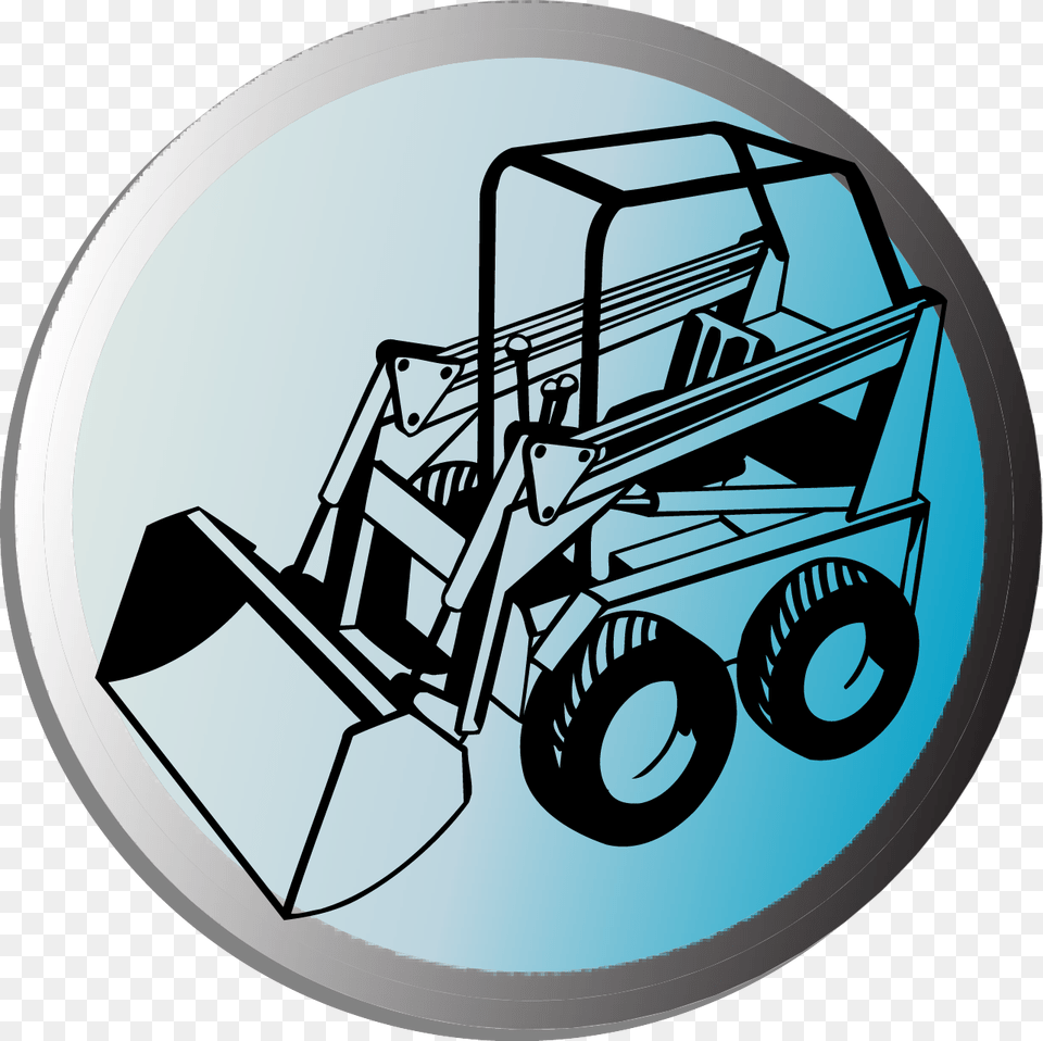 Miami Skyline Decal, Machine, Bulldozer Free Png Download