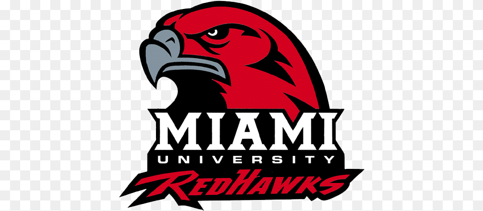 Miami University Redhawks Logo, Animal, Beak, Bird, Dynamite Free Png Download