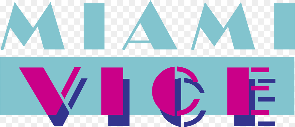 Miami Vice Logo, Text Free Png