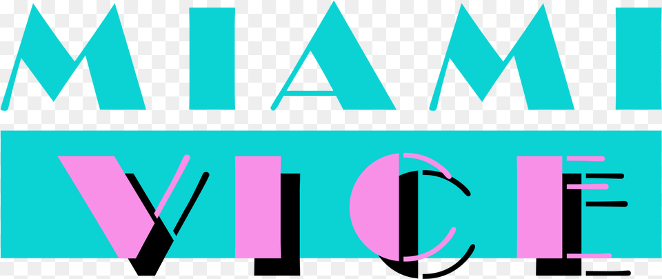 Miami Vice Logo, Green, Text Free Png