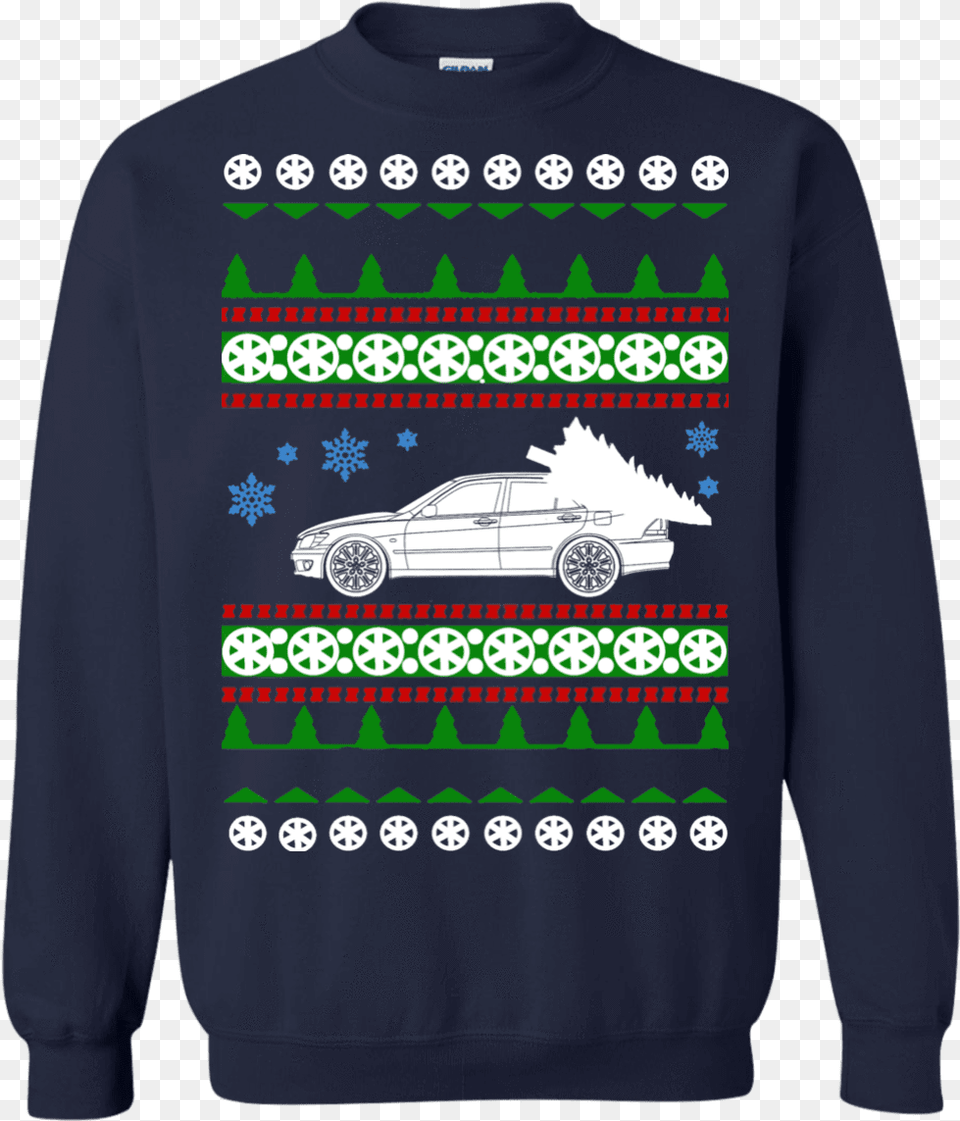 Miata Camaro Ugly Christmas Sweater, Clothing, Knitwear, Sweatshirt, Car Free Png
