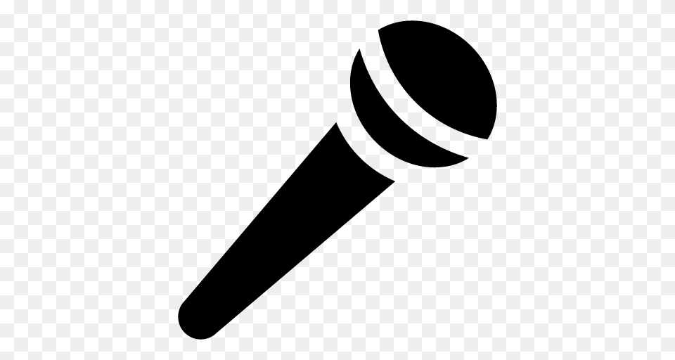 Mic Icon, Gray Png
