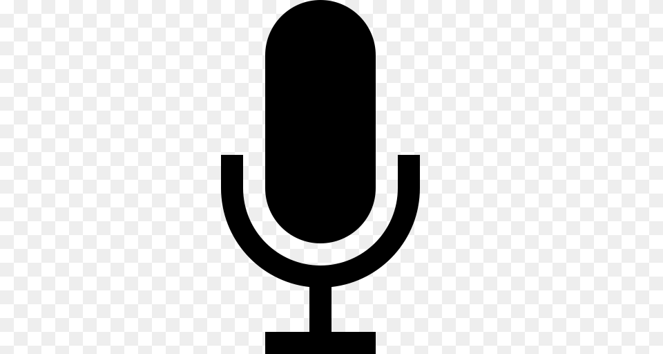 Mic Mic Microphone Icon With And Vector Format For, Gray Png