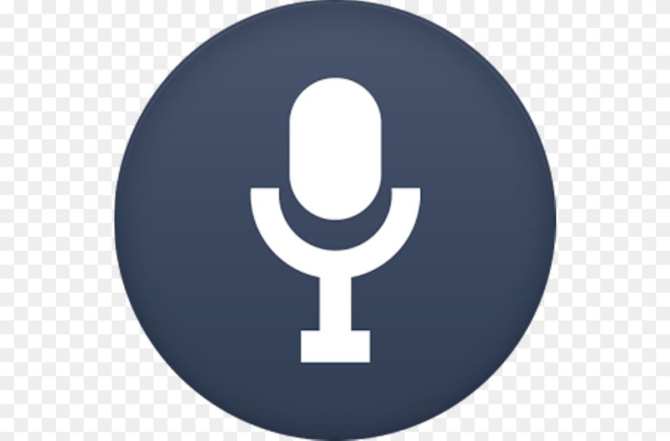 Mic Microphone Icon Of Circle Icons Microphone Circle Icon, Disk Png Image