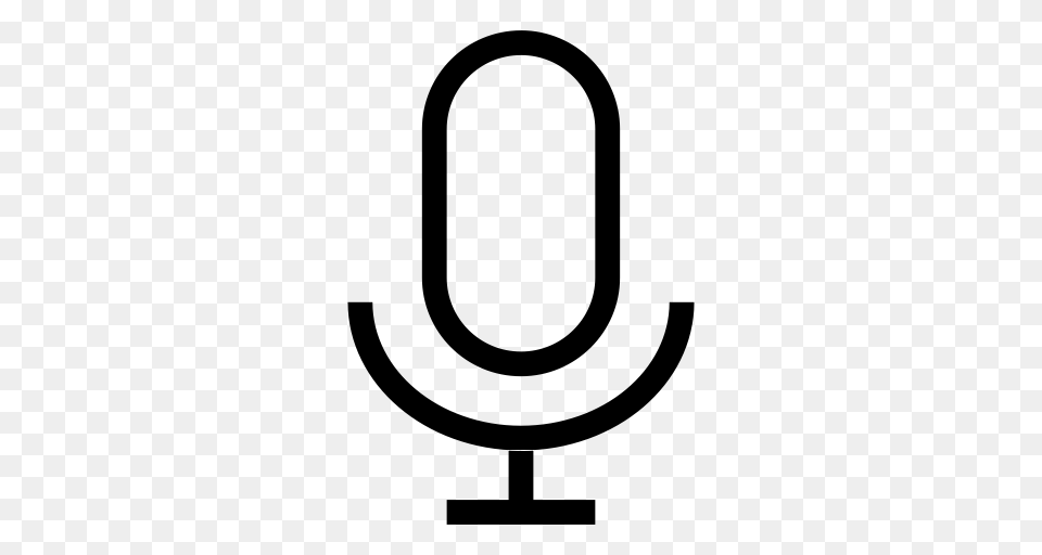 Mic Microphone Radio Mic Icon With And Vector Format, Gray Png Image