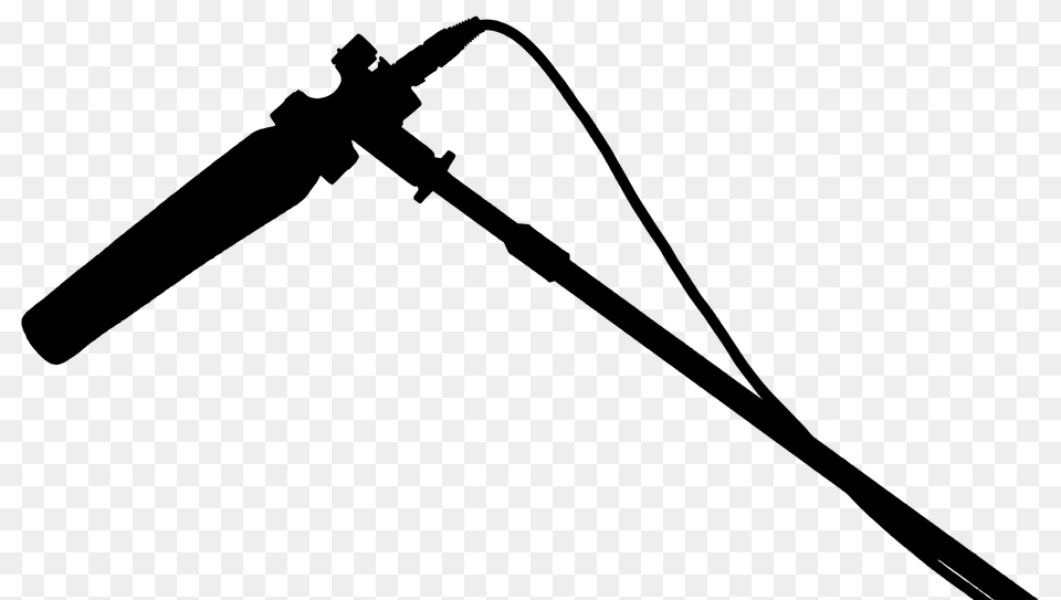 Mic On Boom, Gray Free Transparent Png