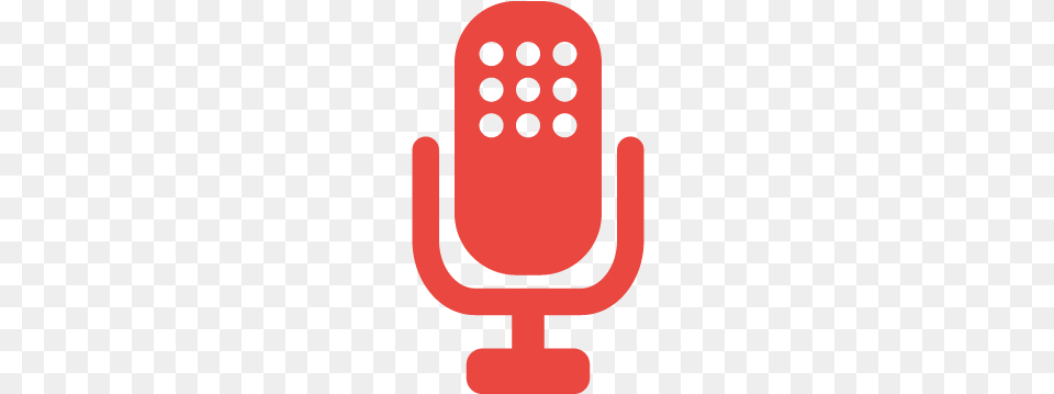 Mic Red Mic Icon, Electrical Device, Microphone, Person, Face Free Png Download