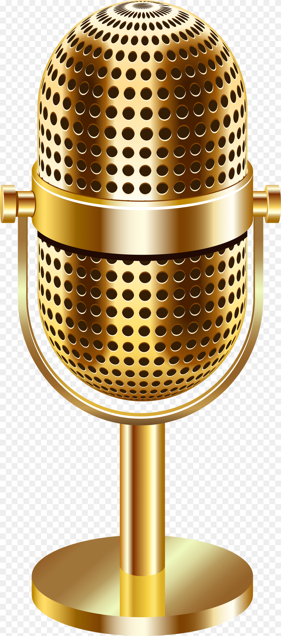 Mic Background Classic Gold Microphone, Electrical Device, Bottle, Shaker Free Transparent Png