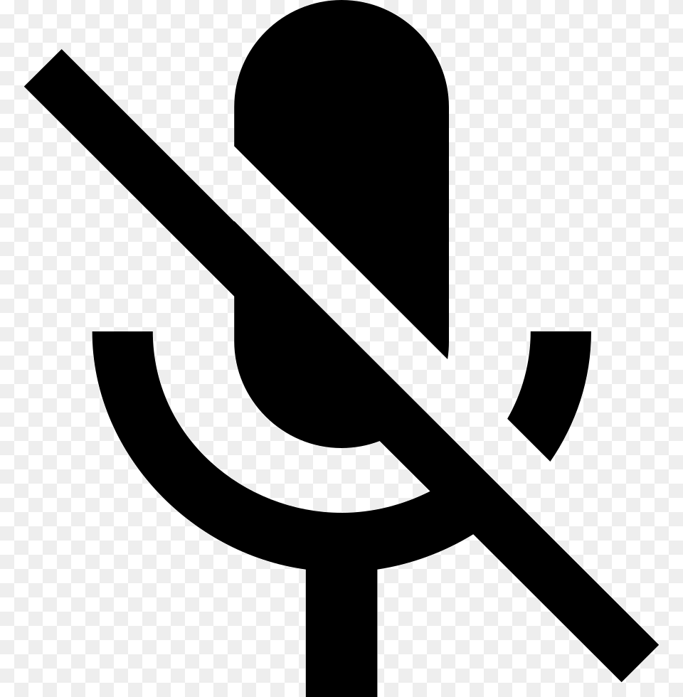 Mic Vector Turn Off Your Microphone, Stencil, Symbol, Smoke Pipe Free Transparent Png