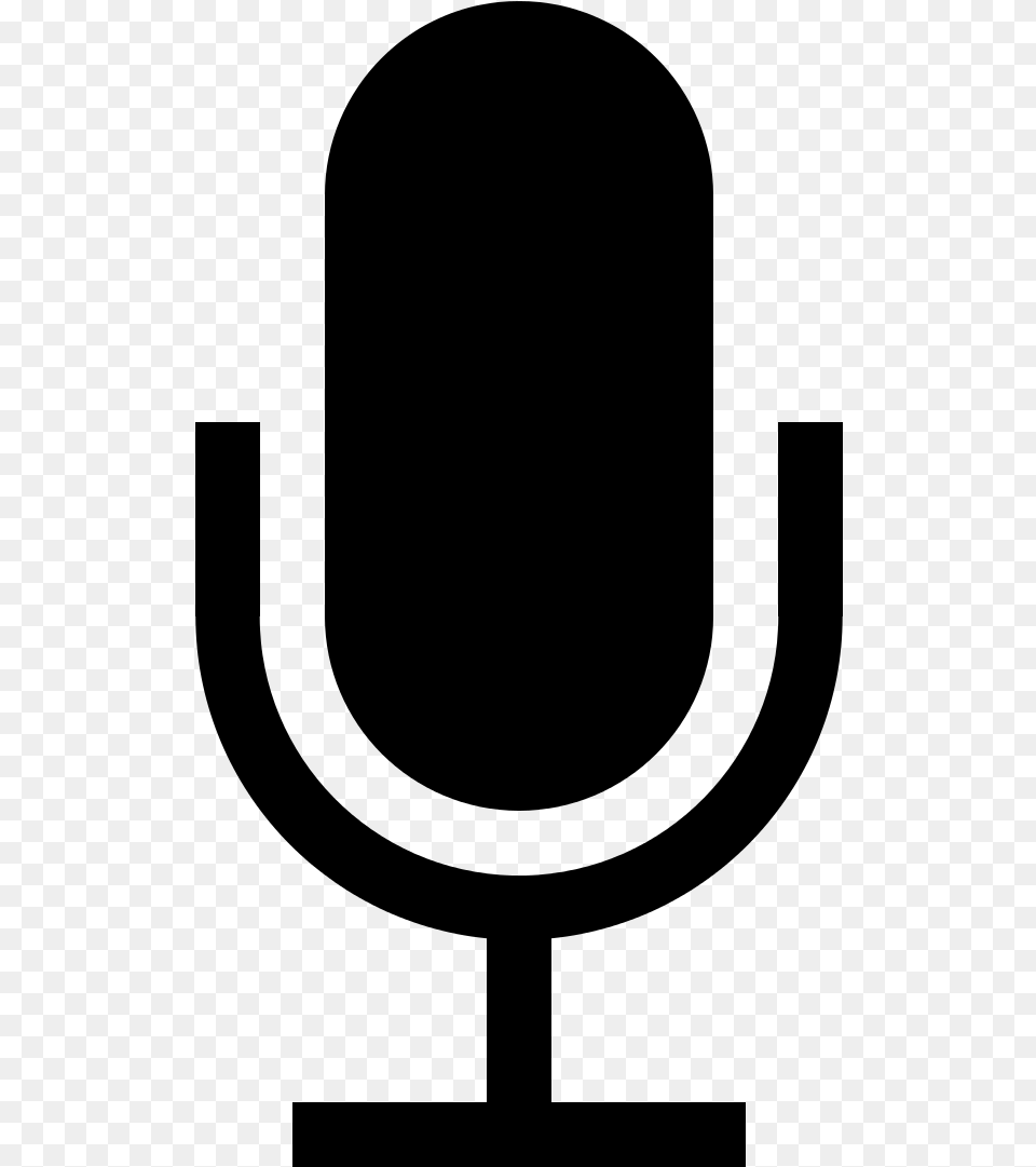Mic Voice Recorder Icon, Gray Free Png