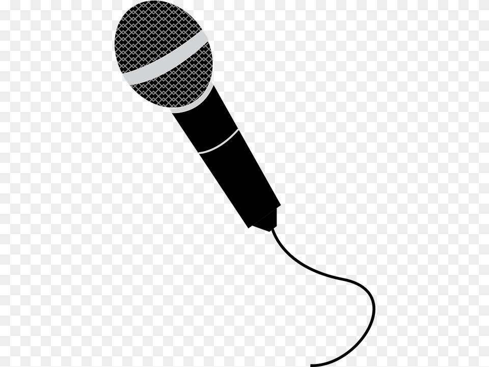 Mic With Cord 7 Image Singing Microphone Clip Art, Electrical Device Free Transparent Png