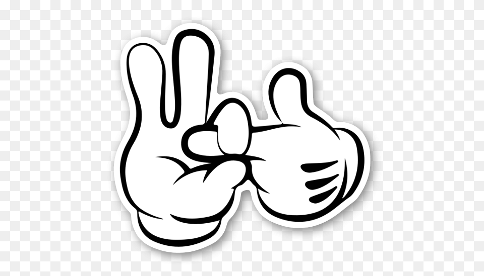 Mice With Fingers Crossed, Body Part, Hand, Person, Stencil Free Png Download