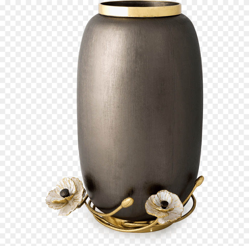 Michael Aram Anemone Large Vase Michael Aram Anemone Vase, Jar, Pottery, Urn Free Png