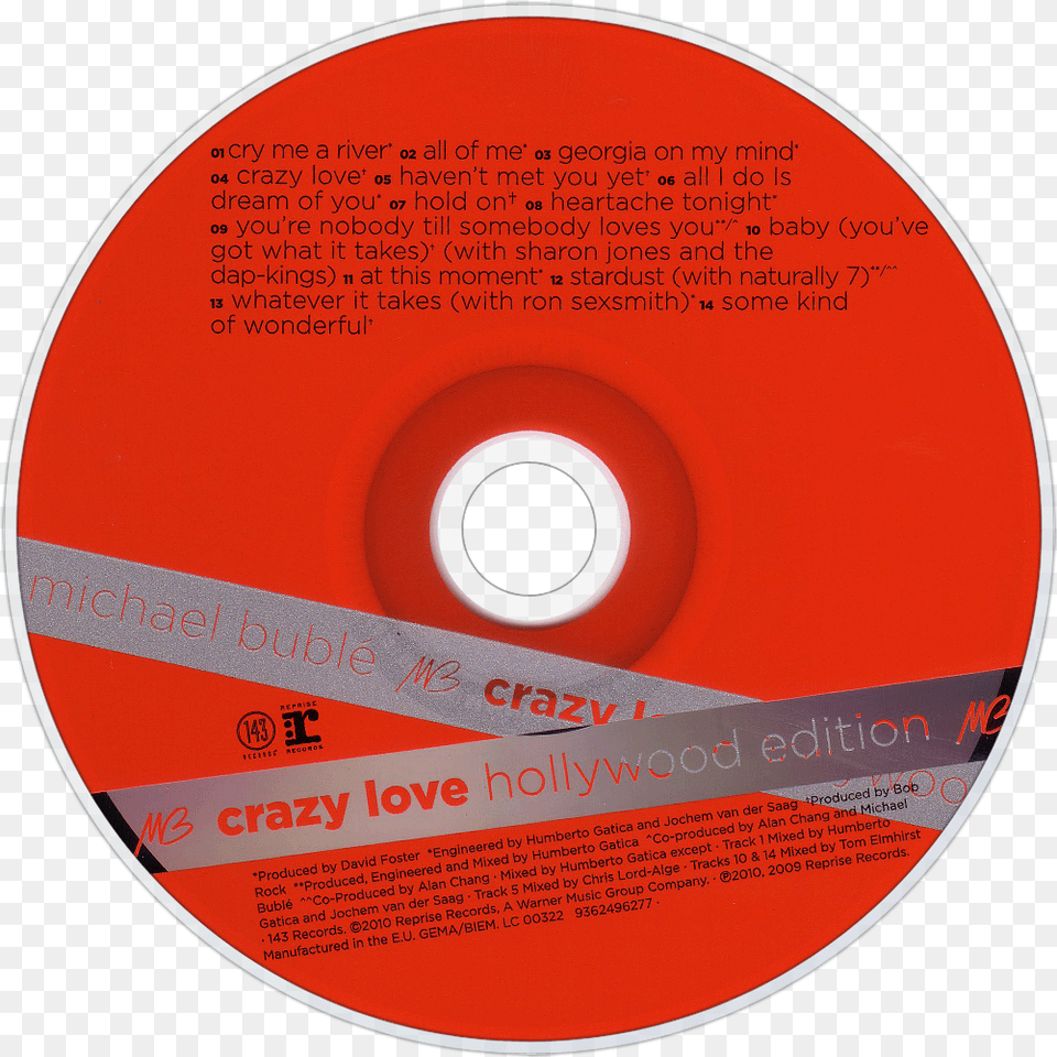 Michael Bubl Crazy Love Theaudiodbcom Optical Disc, Disk, Dvd Free Png Download