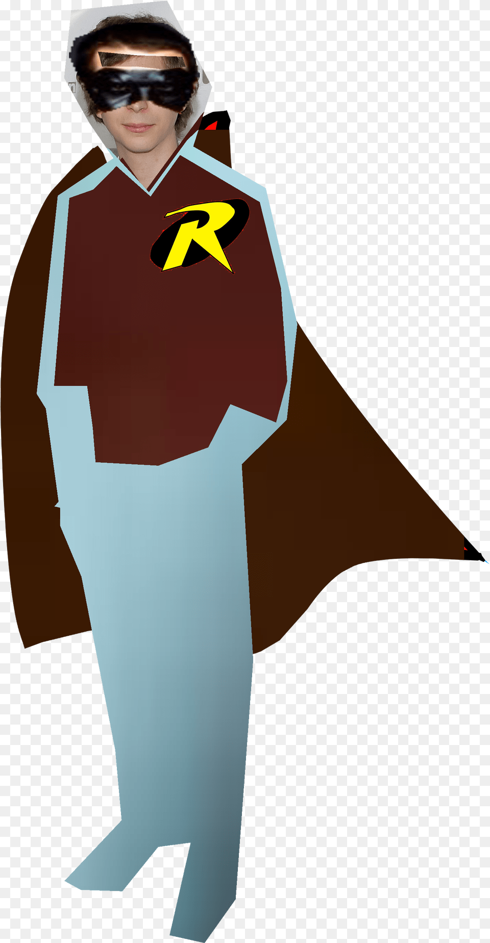 Michael Cera As Robin, Cape, Clothing, Person, Face Free Transparent Png