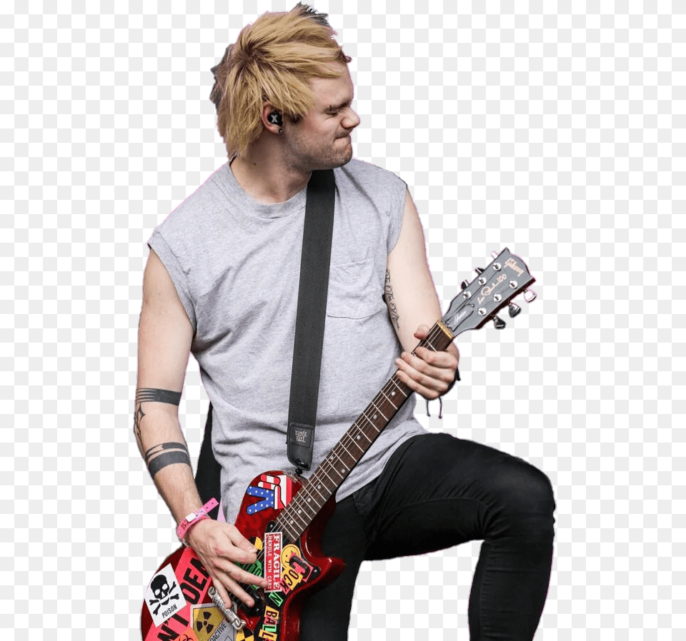 Michael Clifford Tumblr For Kids Michael Clifford, Guitar, Musical Instrument, Adult, Person Free Png