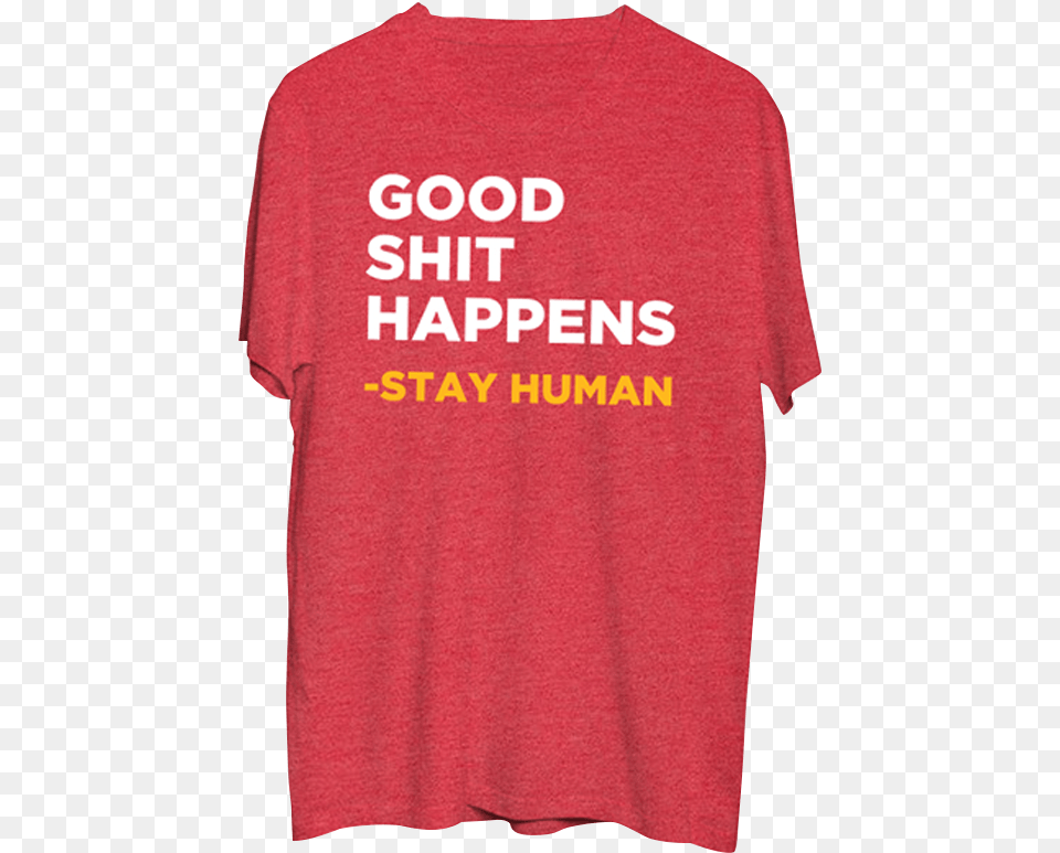 Michael Franti Good Shit Happens Shirt, Clothing, T-shirt, Person Free Png Download