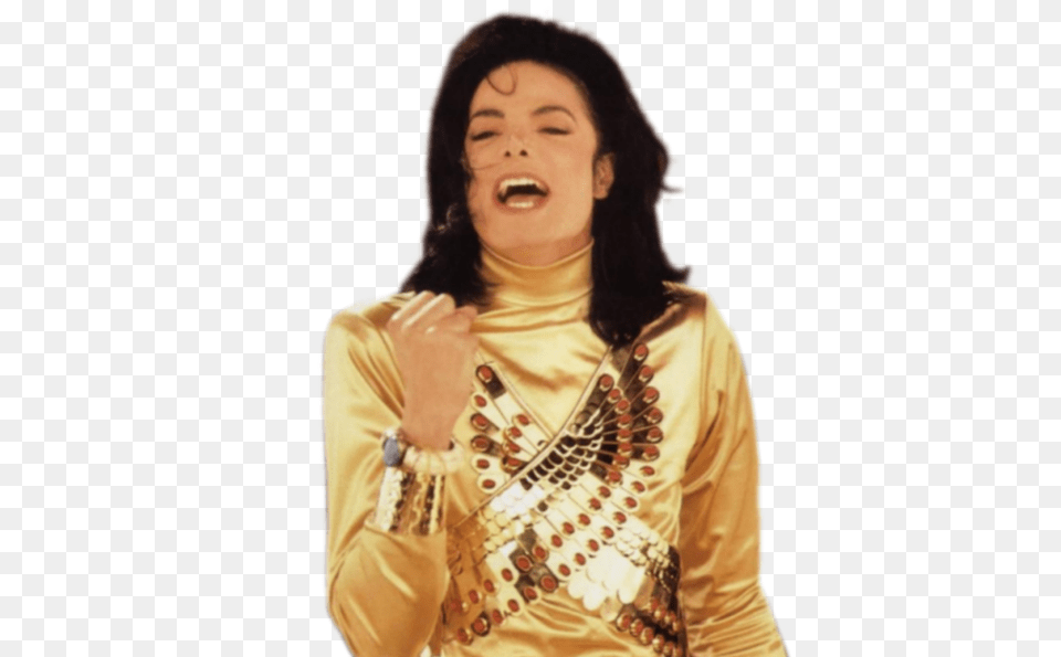 Michael Jackson, Adult, Person, Laughing, Head Free Png Download