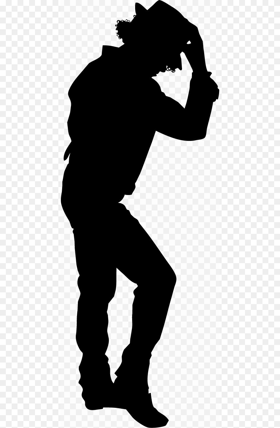 Michael Jackson Moonwalk Image Background Arts, Silhouette, Adult, Male, Man Png