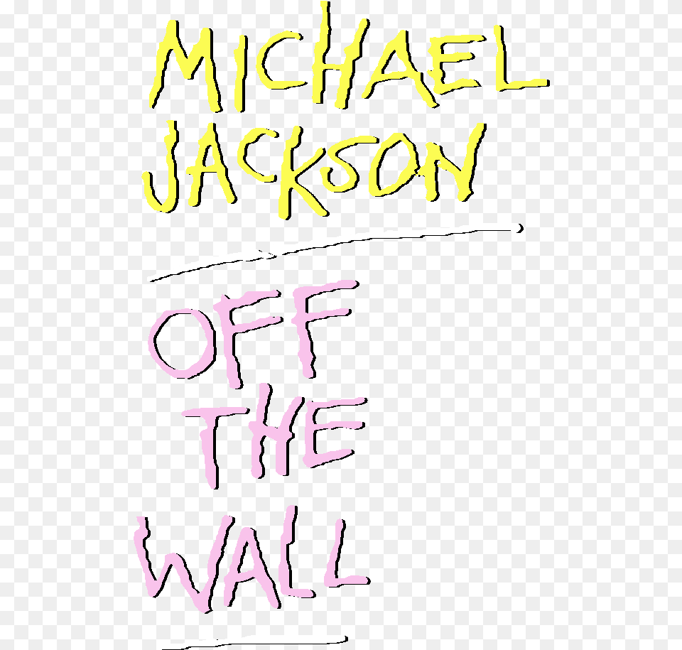 Michael Jackson Off The Wall Logo, Blackboard, Text, Person, Face Png Image